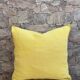 Silk cushion cover with Moroccan cactus pattern – Handmade Sabra cushion