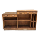 Old shop counter from the early 20th century