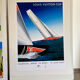 Poster Razzia Louis Vuitton cup Valencia 2007 - Signed by the artist - Large Format - On linen