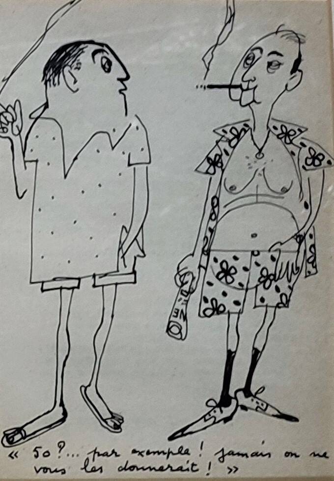 Daninos illustration from 1962 "50 years"