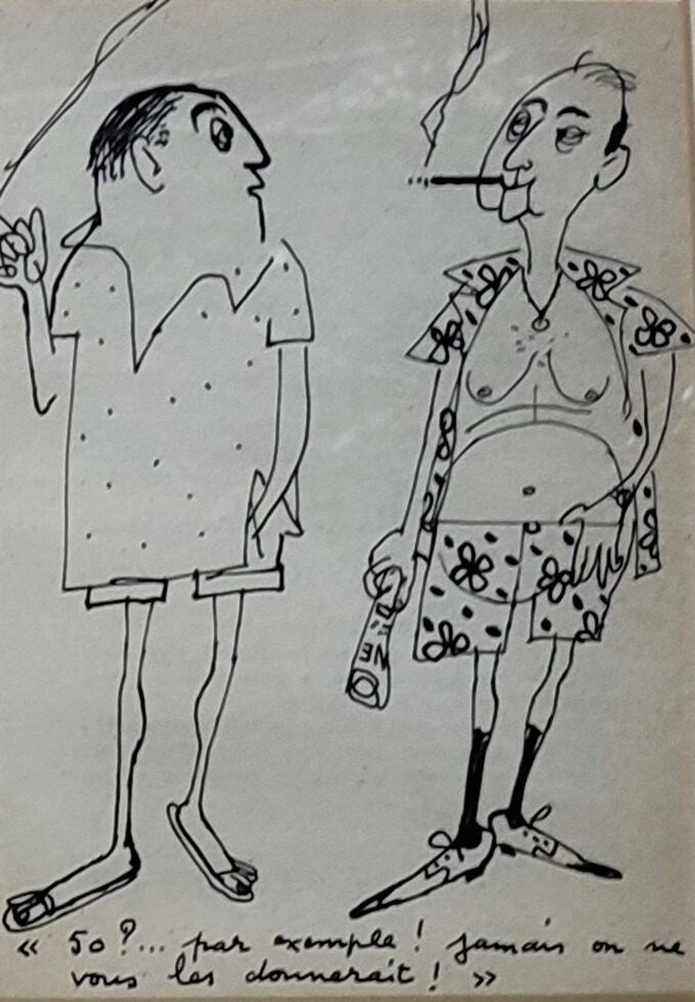 Illustration daninos de 1962 " 50 ans "