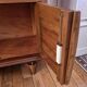 Art Deco walnut glass display case 1930-1940