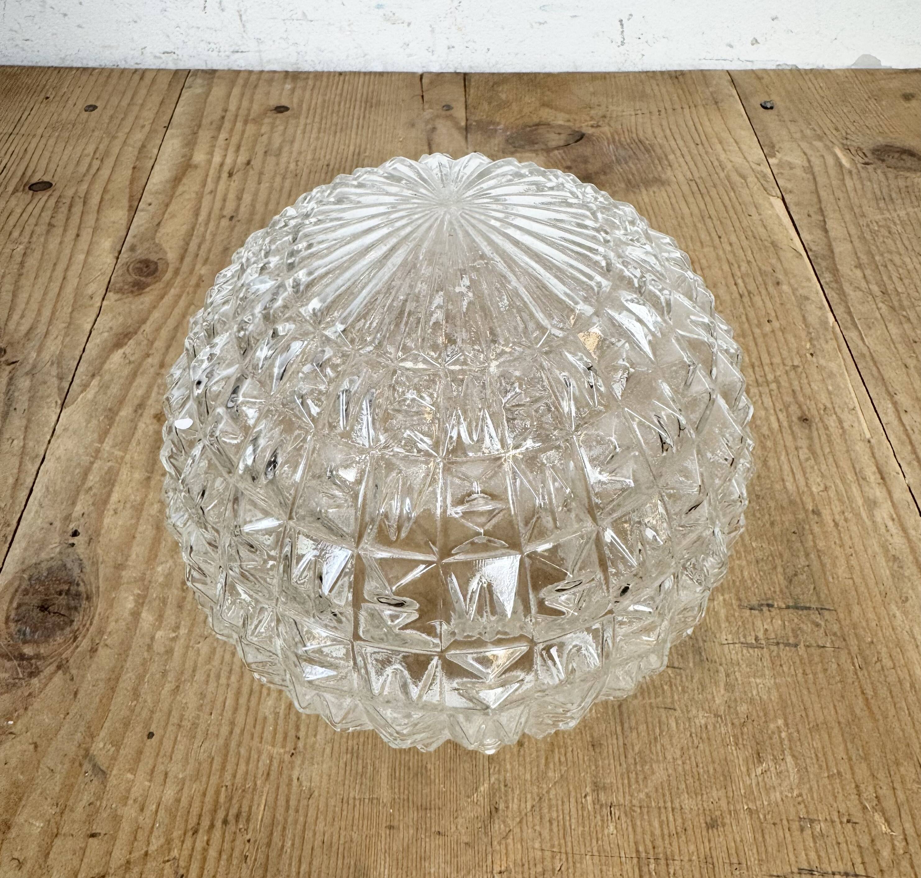 Vintage White Porcelain Pendant Light, 1970s