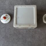 Porcelain inkwell with masonic motifs