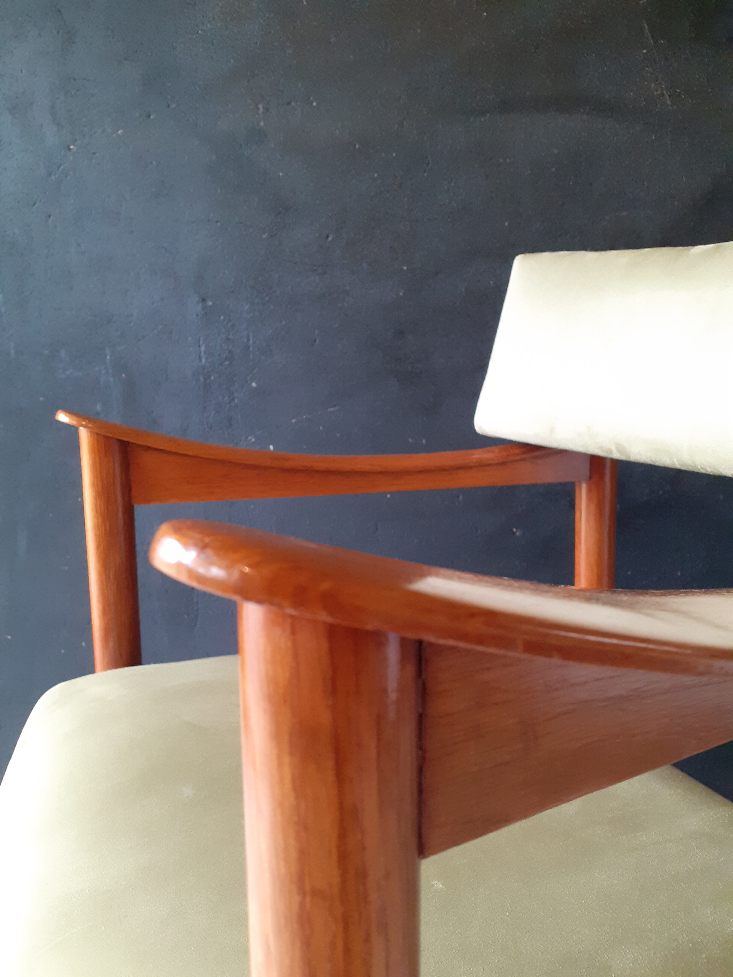 Vintage office chair, anise green