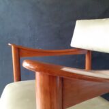 Vintage office chair, anise green