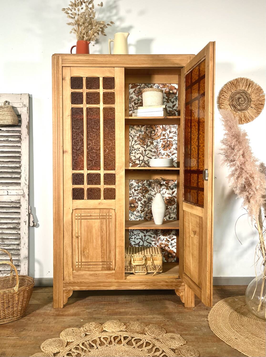 Parisian glass cabinet