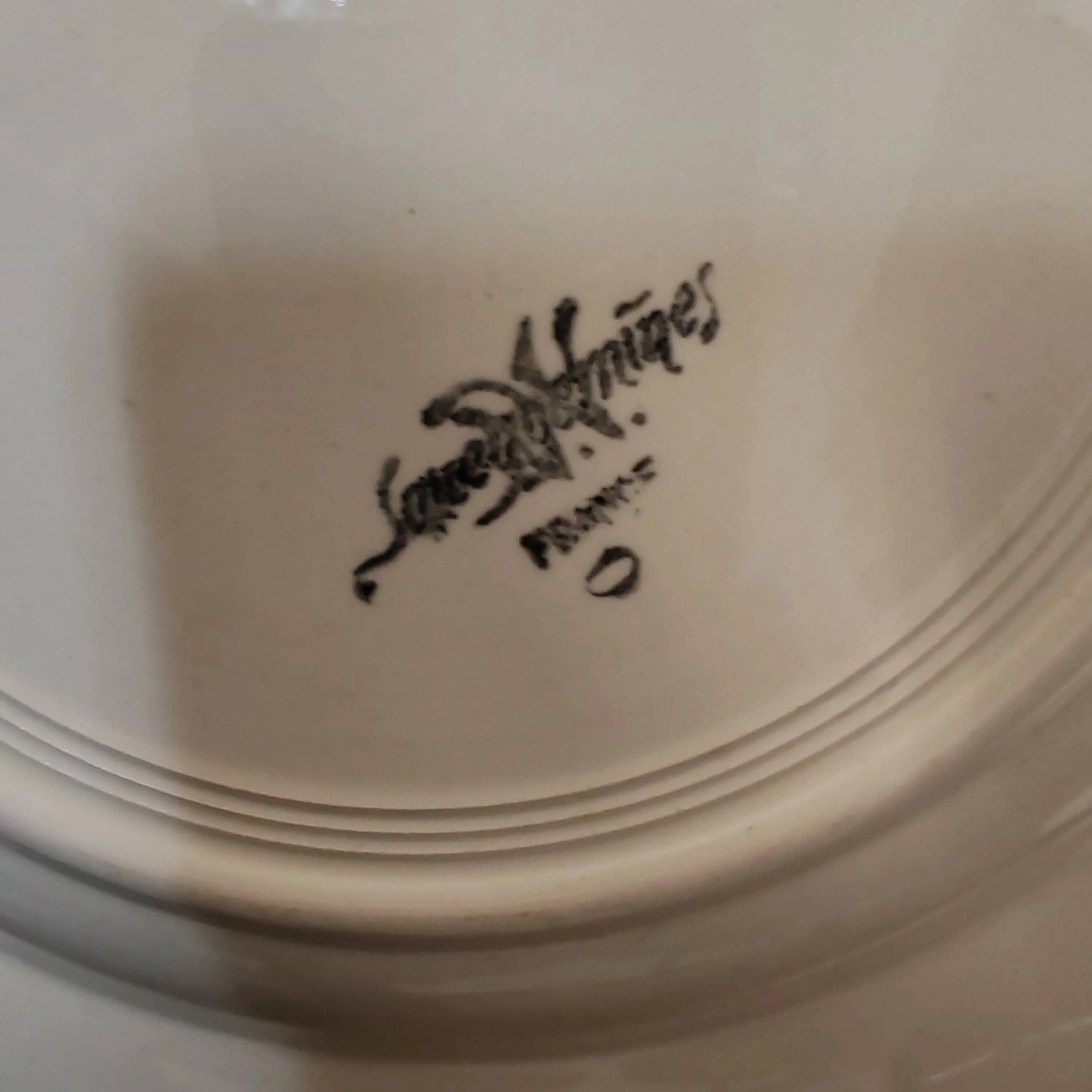 Serving dish "Sarreguemines"