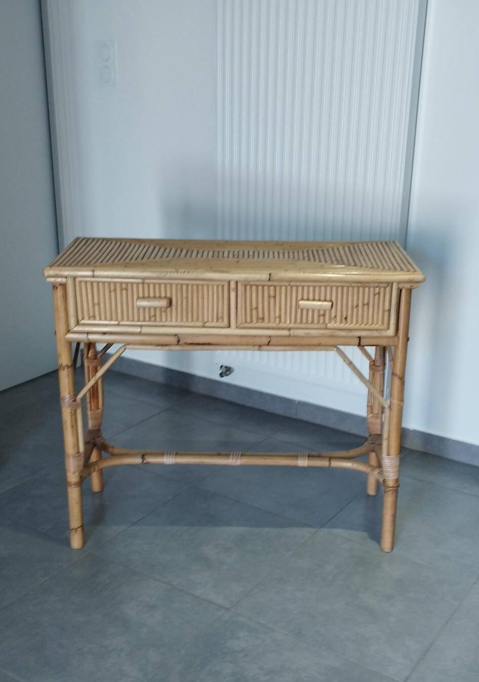 Vintage console attributed to Vivai del Sud.