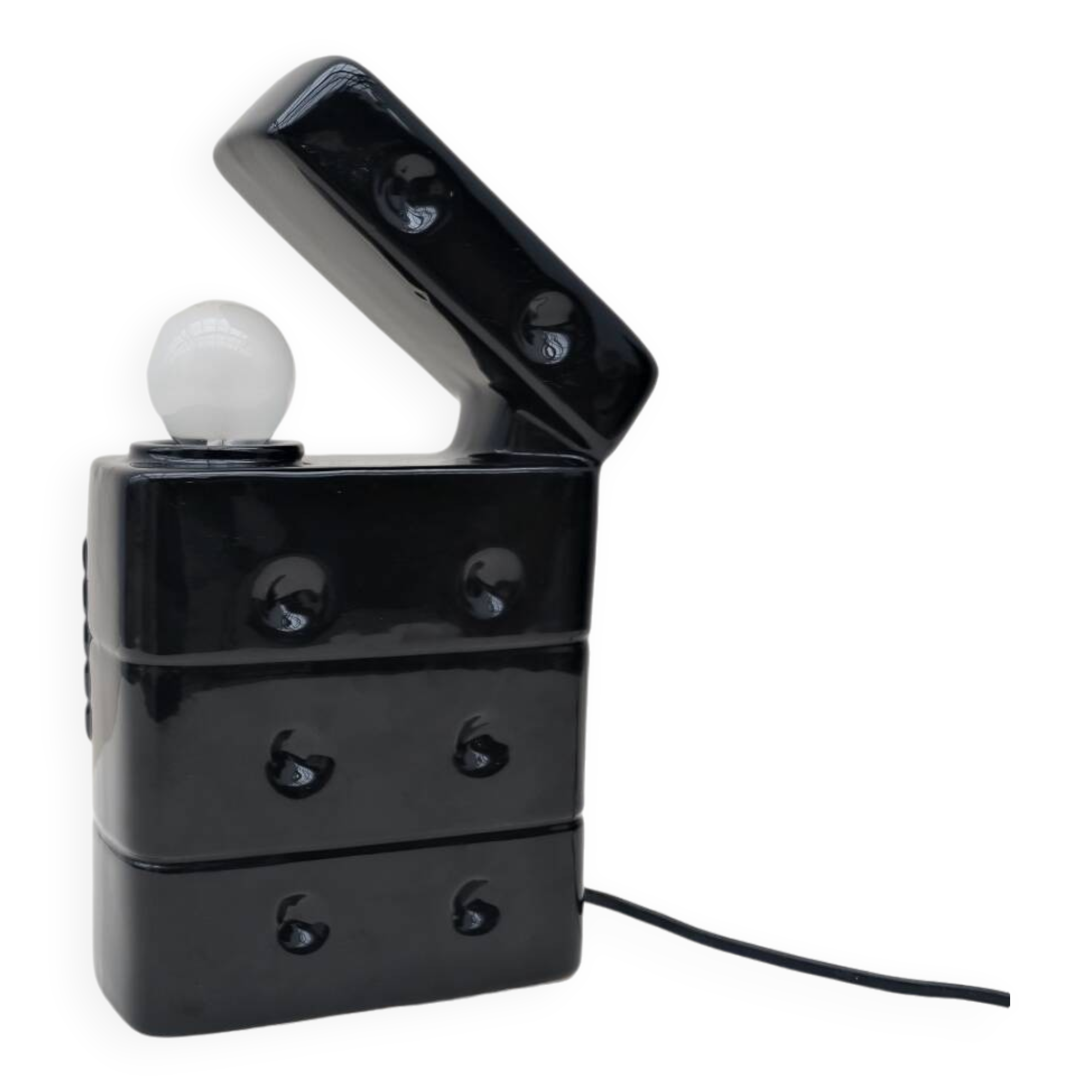 Ceramic “lighter” lamp by jc peiré, 1970