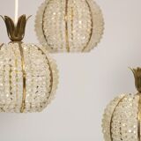 Cascade chandelier by Emil Stejnar for Nikoll, pendant lamp, 1960s