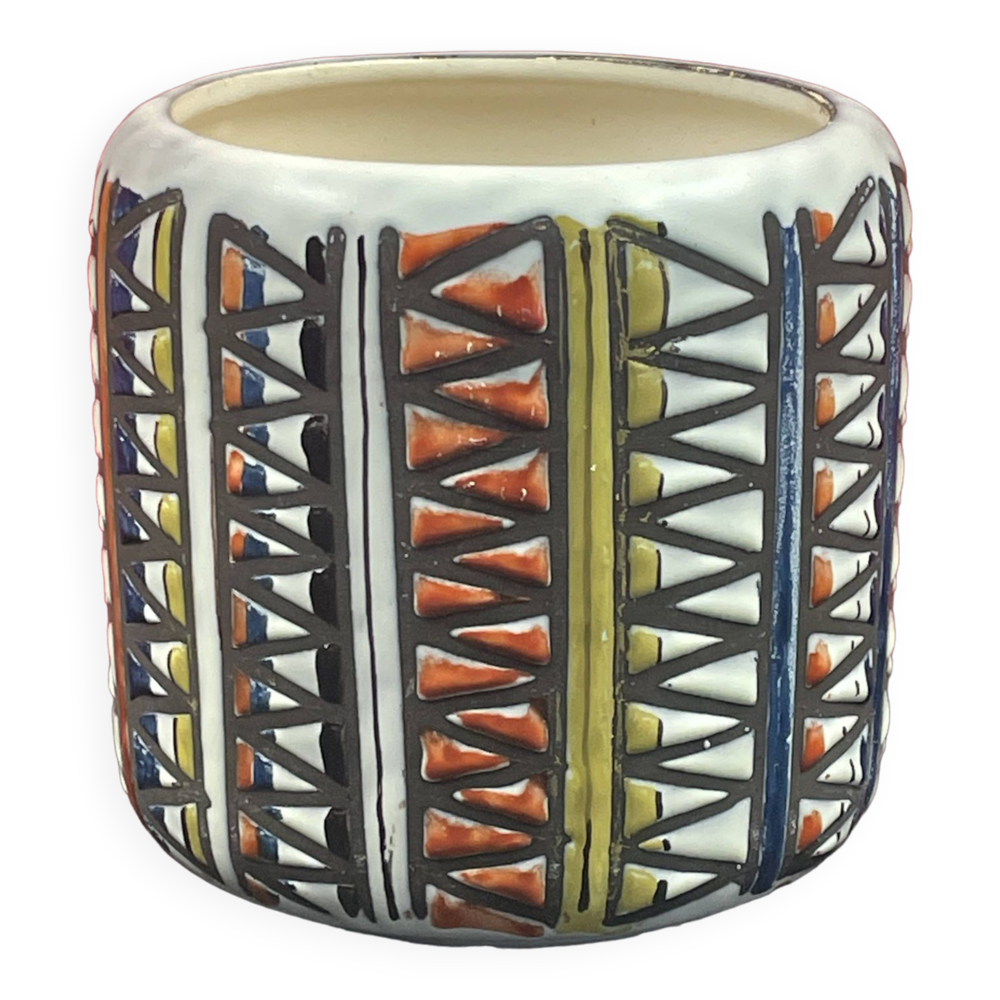 Contemporary ceramic, Cache pot, vase Roger Capron Vallauris