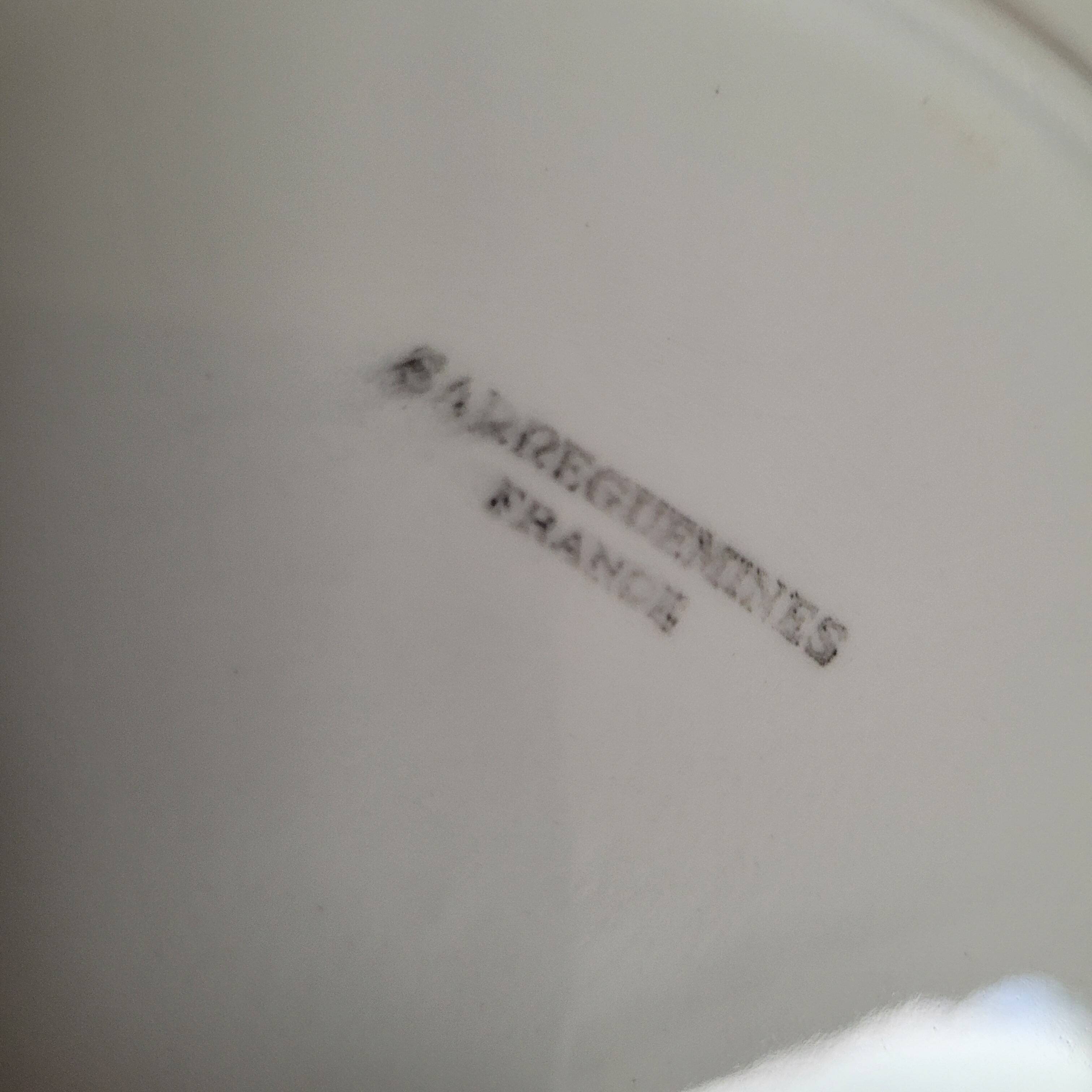 La Redoute x Selency set of 4 yellow dessert plates