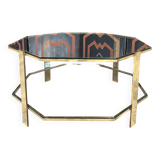 Table basse octogonale en bronze Broncz