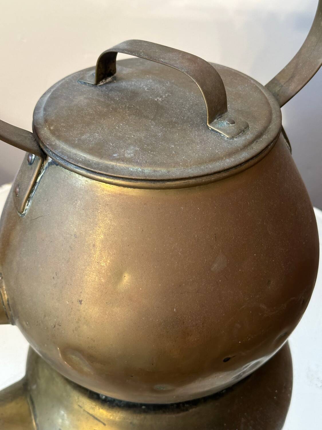 Copper kettle - 19th century folk arts