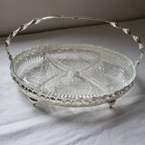 Glass compartment dish