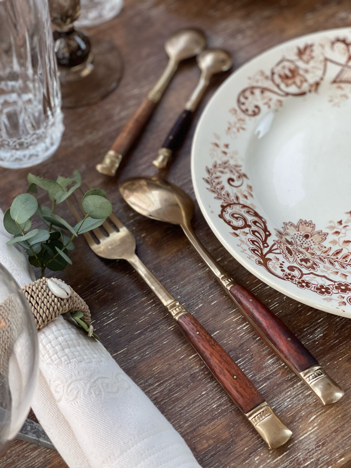 61 covered in rosewood and brass 1950