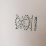 Salad bowl floral decoration early XX th