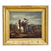 Attr. to Carel van Falens - Hunting scene, Flemish school