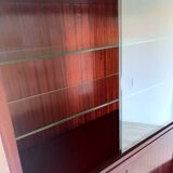 Italian wood and veneered mahogany sideboard/credenza, 1960s.