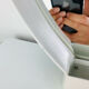 Ypperlig mirror Ikea x Hay, white metal frame