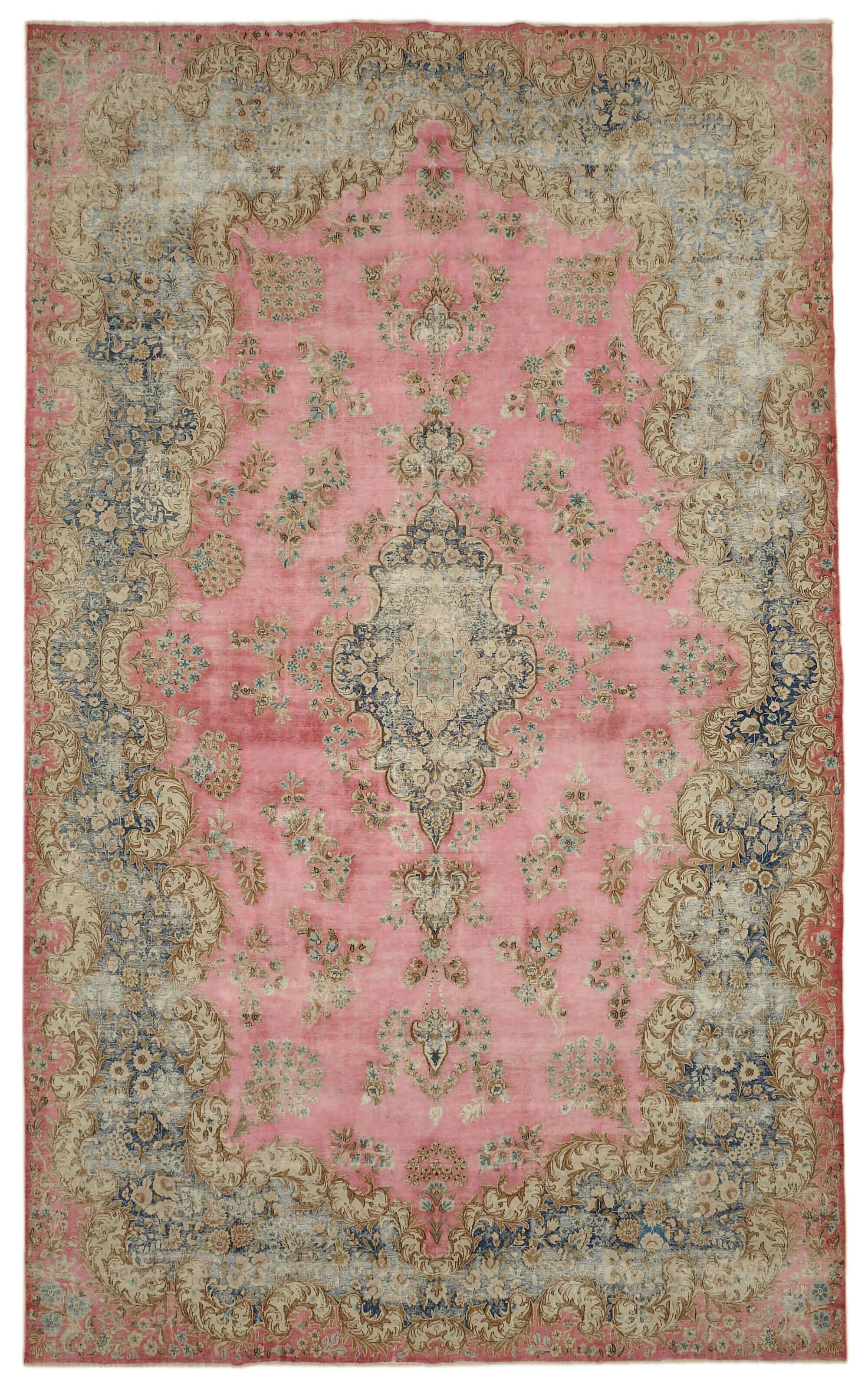 Tapis vintage unique fait à la main 300 cm x 494 cm
