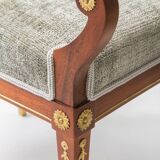 Ottomans antiques de style Empire, années 1890, lot de 2