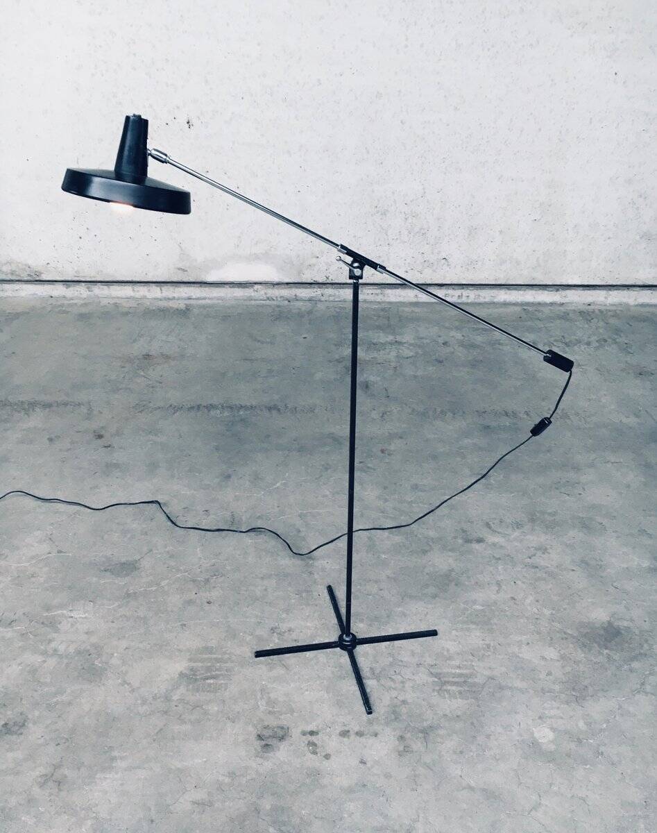 Mid-Century Modern Counterbalance Floor Lamp by Boulanger, Belgium, 1960s