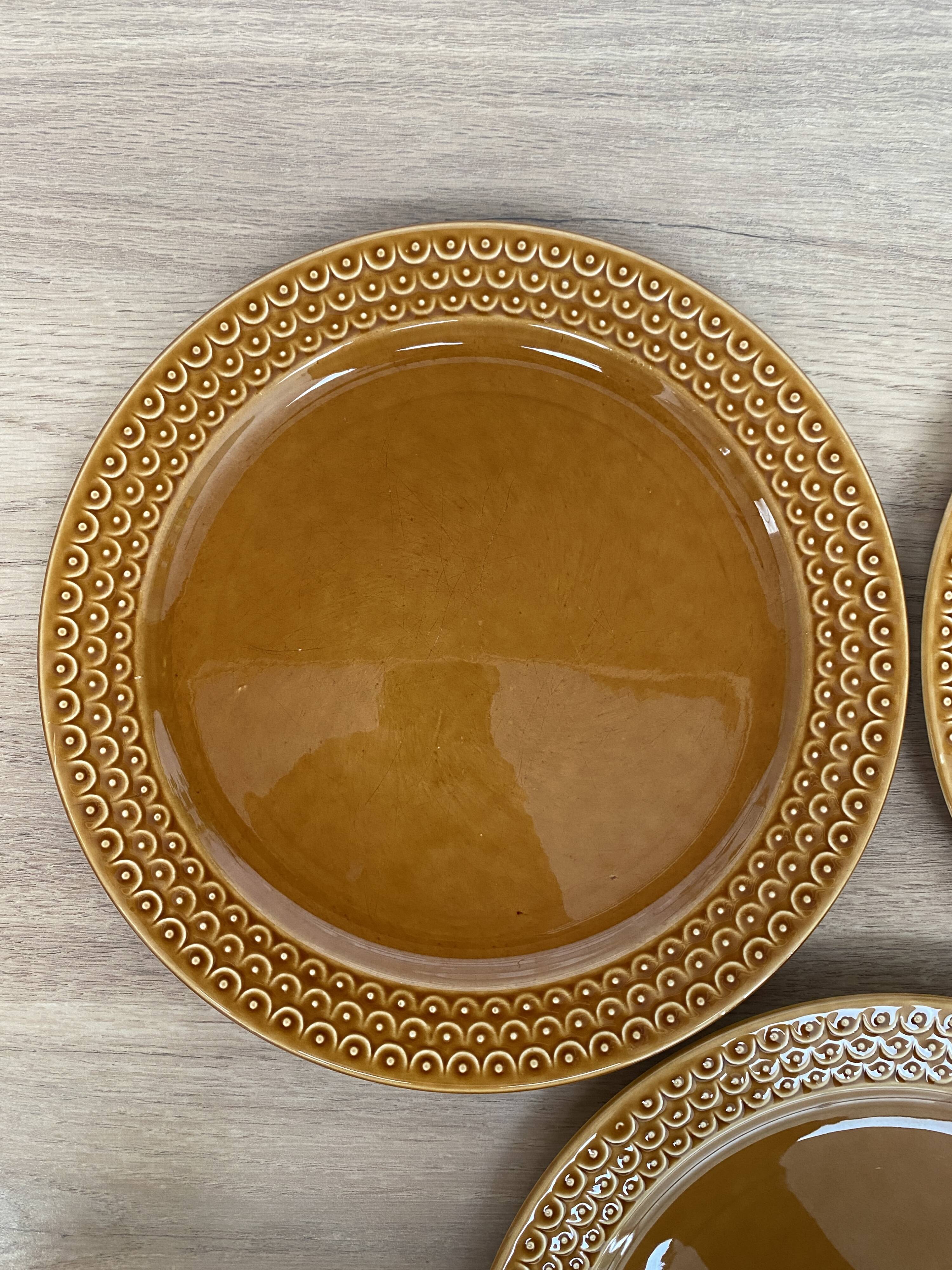 Set of 12 Pagnossin earthenware plates