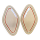 Set of 2 diamond-shaped serving dishes Moulin des Loups model Stanislas