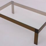 Smoked Lucite coffee table Space Ace France 1970s