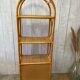 Vintage rattan floor