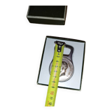 Christofle bottle opener silver metal box
