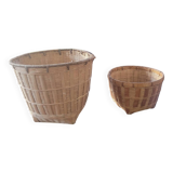 Set of 2 70s planters