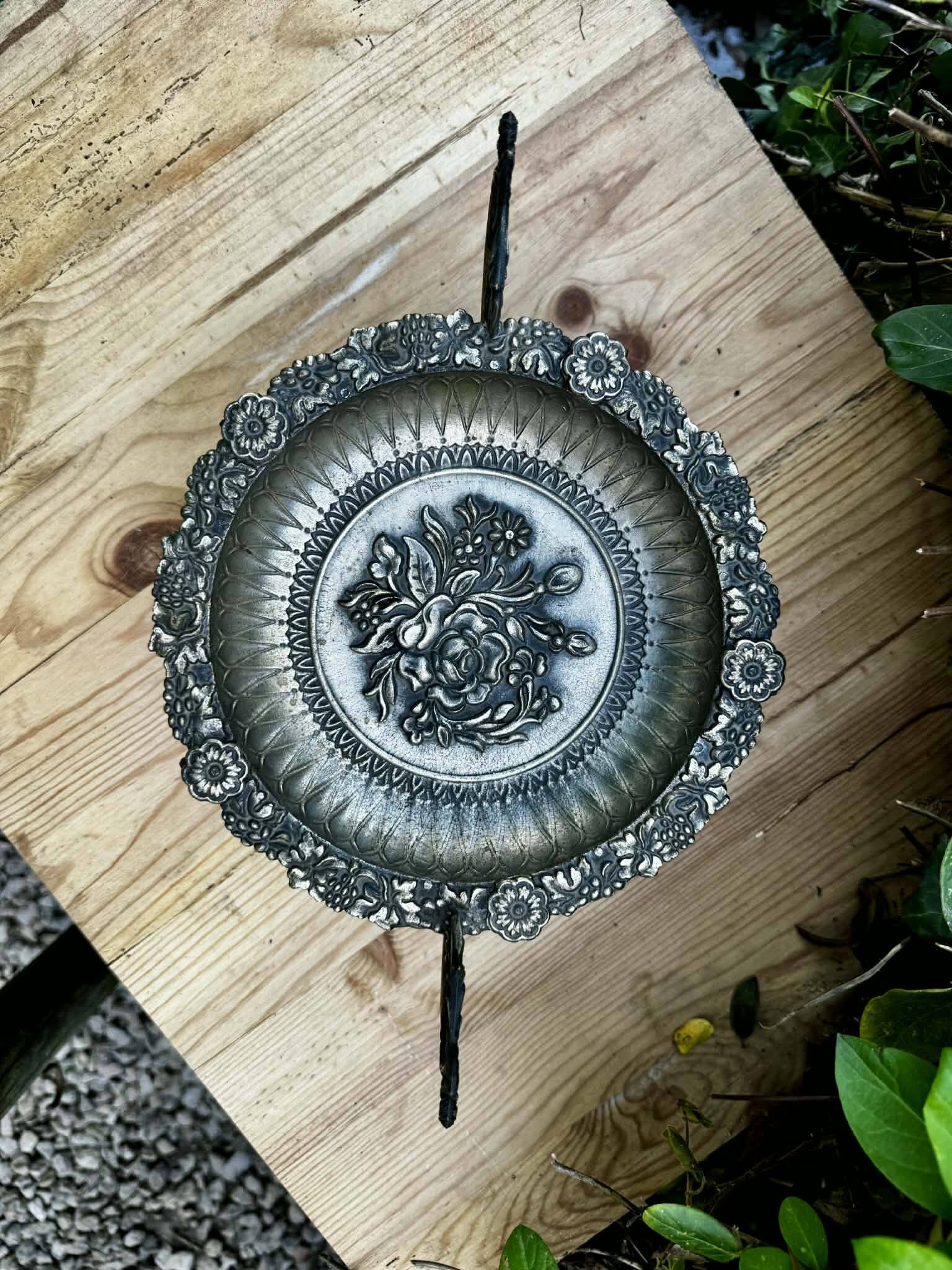 Silver centrepiece from the Art Nouveau period.