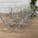 Set of 9 red wine glasses