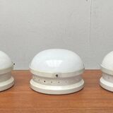 Mid-century Italian space age ceiling lamp by Gianemilio, Pietro and Anna Monti for Kartell, 1950s.