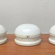 Mid-century Italian space age ceiling lamp by Gianemilio, Pietro and Anna Monti for Kartell, 1950s.