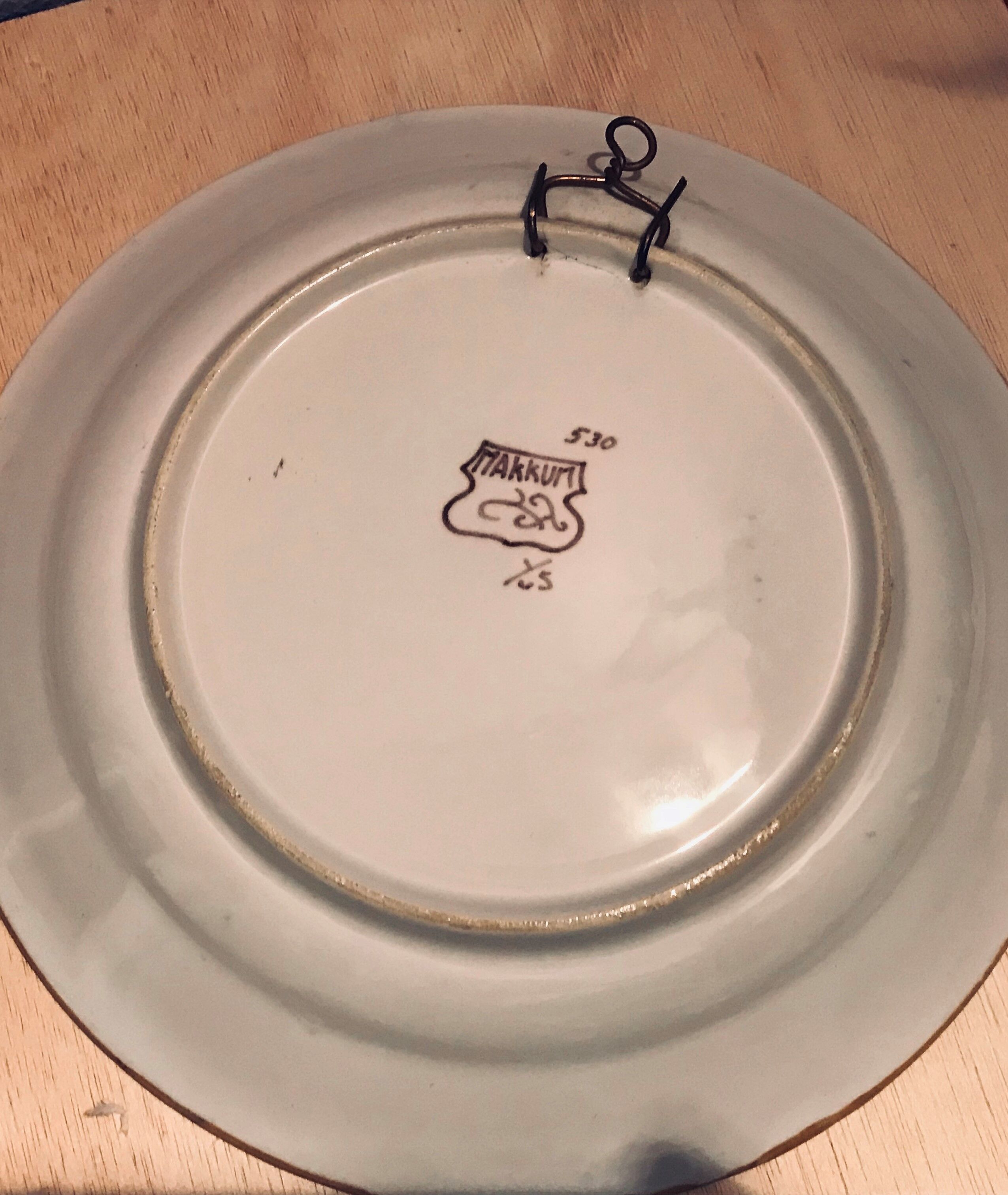 Dish porcelain Delphe Makkum