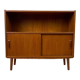 Vintage scandinavian teak sideboard bookcase, 60s