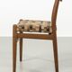 Chaise W2 par Hans Wegner
