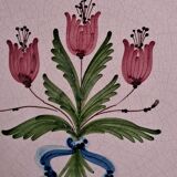 Flat plate cracked flowery