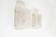 XL pair of vintage 70s 'ice glass' wall lamps by Kaiser Leuchten