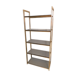 Brass and glass shelf