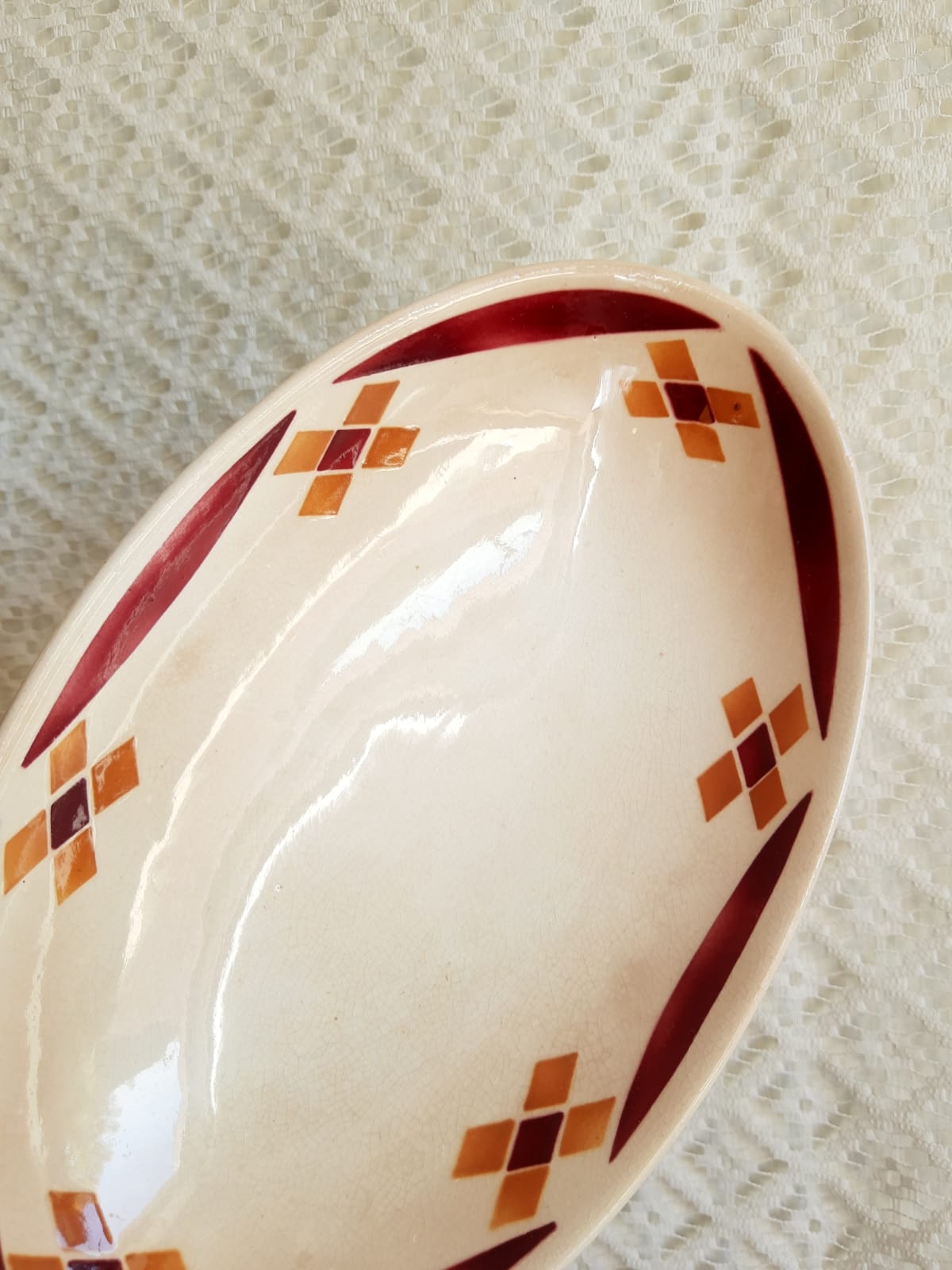 Set of 2 vintage Badonviller France Pornichet dishes