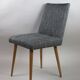 Chaises vintage noir et blanc années 1970