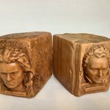 Pair of bookends musicians composers