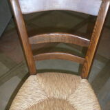 Lot of 4 oak chairs
