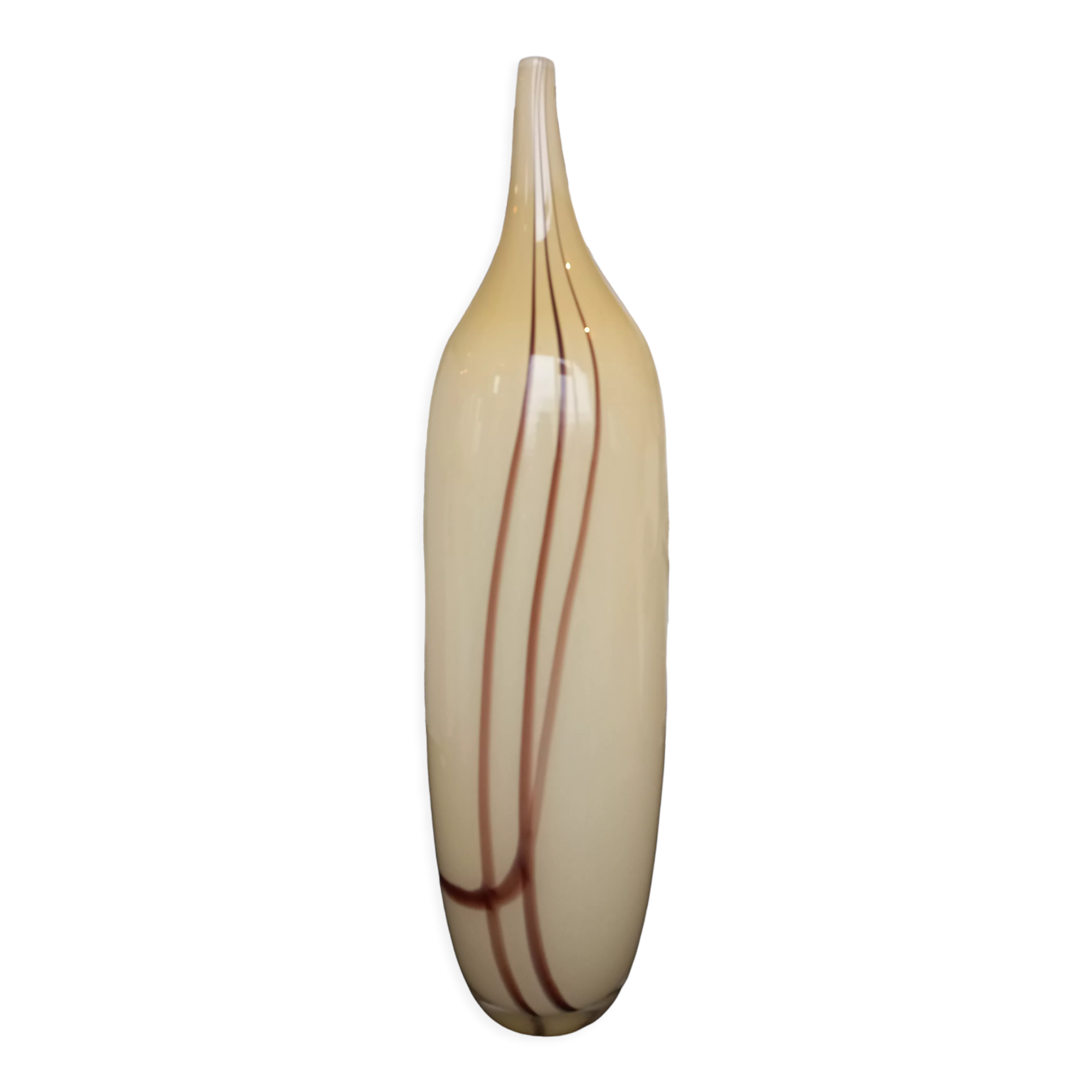 Blown glass vase