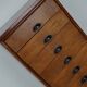 Vintage Dutch Poplar Apothecary / Filing Cabinet, 1950s